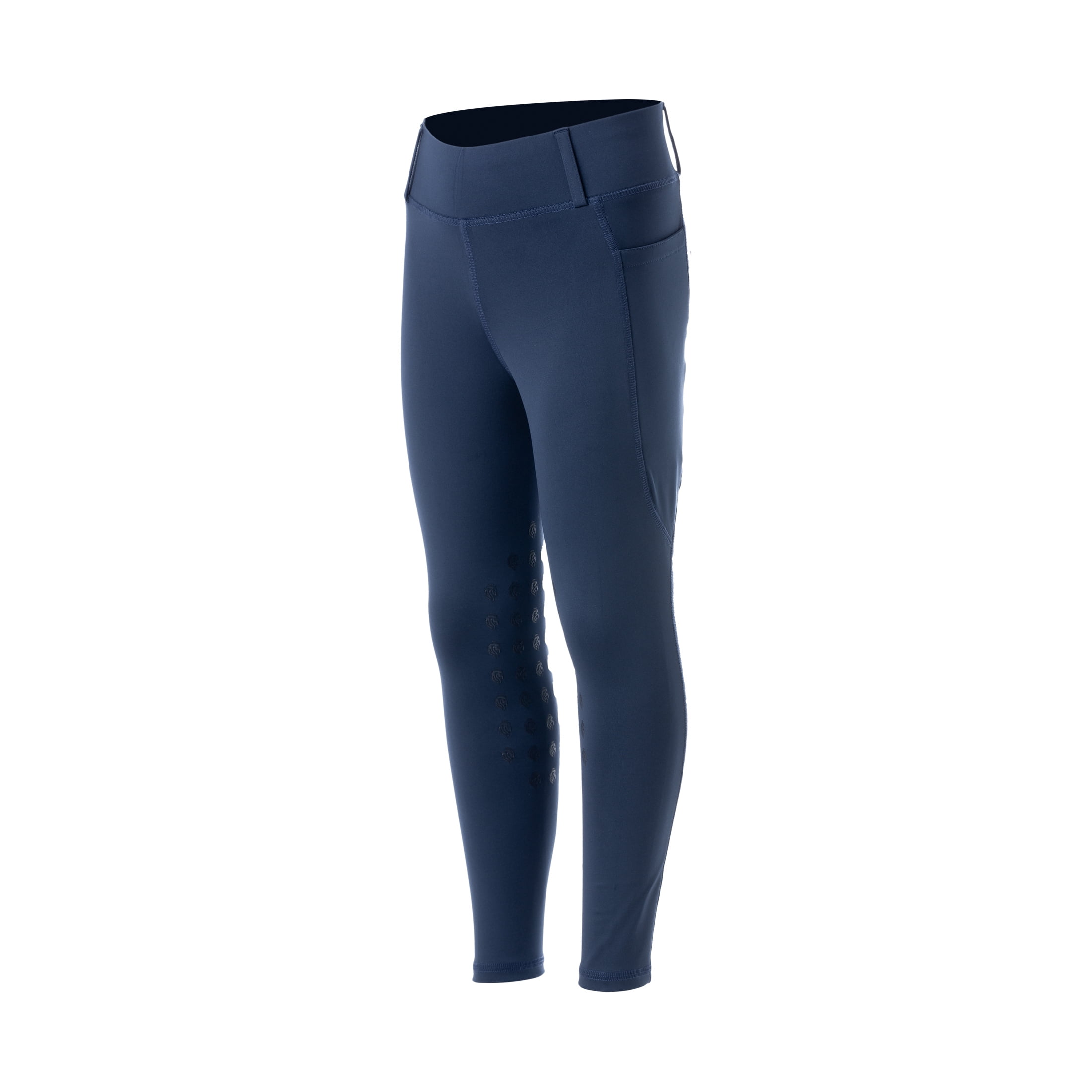 Equinavia Classic Kids Silicone Knee Patch Horse Riding Pants | Equestrian Breeches Unisex Schooling Tights for Girls, Boys
