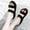 01 Black, variant on Weiqiqre Women's & Men's Slippers, Women's Summer Fashion Beach Shoes Beach Wedge Heel Platform Flip-flops