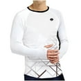 thumbnail image 2 of Men Long Sleeve UV Protection Shirts Men UPF 50 Sun Protection Shirts Moisture Wicking Long Sleeve Shirts for Men Performance Shirts Lightweight Sun Shirts White L, 2 of 8
