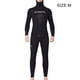 thumbnail image 2 of Trituras profesionales Traje de buceo a prueba de frío Pescado Caza Premium con capucha con capucha de manga larga de manga larga de manga larga con traje de surf Black M 3mm seitruly OD017116-06, 2 of 6
