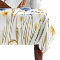 thumbnail image 4 of Butterflies Floral Table Cloth Waterproof Tablecloths, Country Plants Wildflower Leaves Tablecloth Dining Table Cover for Kitchen Party Tabletop Outdoor, Rectangle Tablecloth 60x84 Inch, 4 of 9