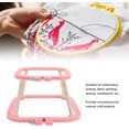 thumbnail image 3 of HUGFEGWE Embroidery Hoop Frame Stand for Needlework, 6-9in Double Layer Embroidery Frame Stitch Hoop Stand Adjustable Integrated Needlework Holder Tool for Desktop Easy to Install U2537-4901, 3 of 9