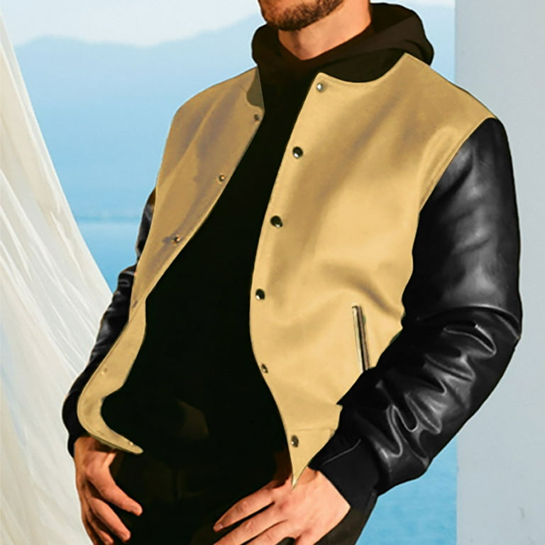Leather man jacket high school deals