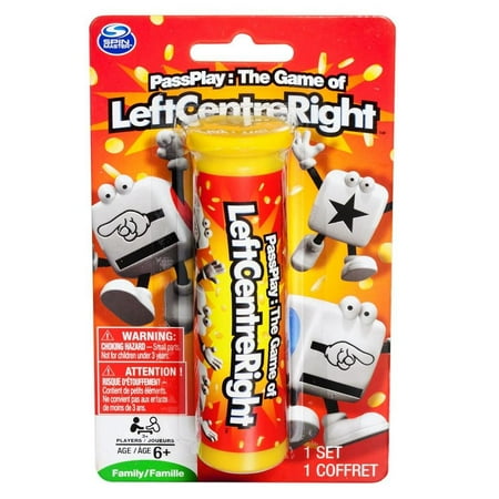 ASST LEFT CENTER RIGHT DICE GAME TUBE REFRESH