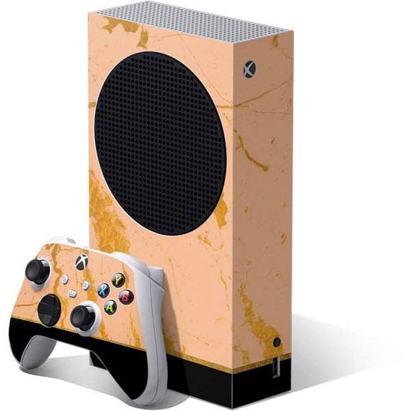 Skinit Marble Pink Gold and Black Marble Xbox Series S Bundle Skin