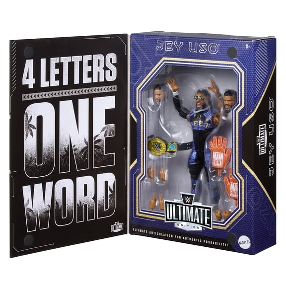 Jey Uso (WM41) - WWE Ultimate Edition Ringside Exclusive Mattel WWE Toy Wrestling Action Figure