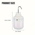 thumbnail image 2 of BIQIANWO Rechargeable LED Camping Bulb with Hook, Portable ABS Lantern, 3 Lighting Modes, Long-Lasting Lithium Battery, Polished Metal Finish, with Hook for Camping, Hiking, Night Fishing, Exploration, 2 of 10