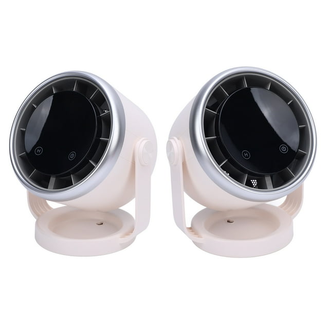Ventilador Circulador De Aire De Escritorio, Control De Pantalla Táctil Ventilador De Escritorio Eléctrico Interfaz De Carga Tipo C De Baja Decibelios Para Dormitorios