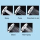thumbnail image 5 of Cabezal de ducha, accesorios de baño, cabezal de ducha de 5 funciones con cabezal de ducha de mano, juego de cabezal de ducha de alta presión con manguera, soporte ajustable, arandelas de goma, resist, 5 of 9