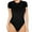 Black, variant on Spring Bustiers Tops Long Sleeve Corsets for Women Womens Shapeware Bodysuit Women's Fashion Casual Round Neck Bodysuit Solid Color Charming Slim Fit Short Sleeve T-shirt