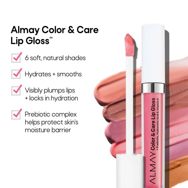 Almay, Color & Care Hydrating Lip Gloss, 0.1 fl oz, Pink Twilight