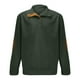thumbnail image 3 of Blusa y camisa de cuello alto de manga larga para hombre, moda informal, color sólido, deportiva, cuello alto, botones, manga larga, sudadera, blusa, abrigo de poliéster para hombre, 3 of 4