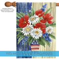 thumbnail image 3 of Toland Home Garden Patriotic Bouquet Flower Patriotic Flag Double Sided 28x40 Inch, 3 of 5