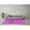 thumbnail image 3 of Ahgly Company Indoor Round Oriental Pink Industrial Area Rugs, 6' Round, 3 of 4