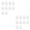 thumbnail image 2 of Ounissouiy Guantes de tela para quitar el polvo Auto Platos de polvo Guante de doble cara Tareas domésticas Escritorio Utensilios de cocina Blanco 2piezas Ounissouiy CBP157709, 2 of 6