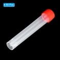 thumbnail image 3 of Unique Bargains 10mL Plastic Test Tubes, 80 Pack Frozen Test Tube Graduated Vial Container Storage Screw Cap, Red Clear, 3 of 6