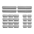 thumbnail image 2 of Tachiuwa 24Pcs/Set 6/ Pin Cable Combs for , Precision Molded ABS black, 2 of 9