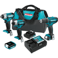 thumbnail image 2 of Makita 12V CXT 1.5 Ah Cordless 4-Piece Combo Kit, 2 of 2