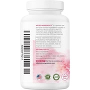 Micro Ingredients Myo-Inositol & D-Chiro Inositol 2,050mg, 240 Veggie Capsules | 40:1 Ratio with Vitamin C, Folate, DIM, CoQ10 | Womens Hormonal Balance & Ovarian Support, Filler Free