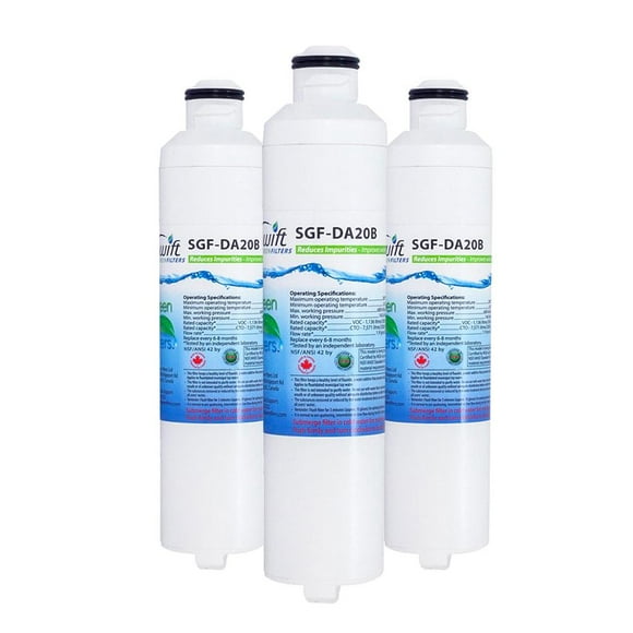 Swift Green Filters Replacement for Samsung DA29-0020B Refrigerators Water Filters(Pack of 3)