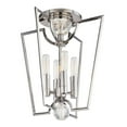thumbnail image 2 of Hudson Valley Lighting 3004 Waterloo 4 Light 13" Wide Semi-Flush Ceiling Fixture - Nickel, 2 of 2