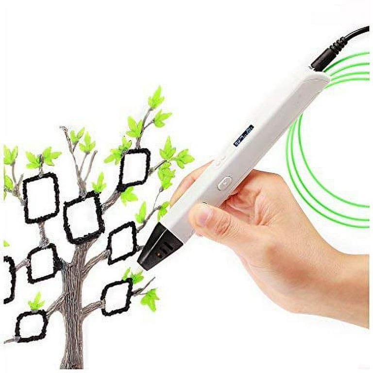 MYNT3D Printing Pen with Filament Refill Pack (10 colors) and