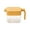Yellow, variant on SIYTUAU Kitchen Condiment Box With Spoon In Yellow Color For Spice Storage Made Of Plastic Material Size 6X3X4 Inches 1 Piece Condiment Container Yellow