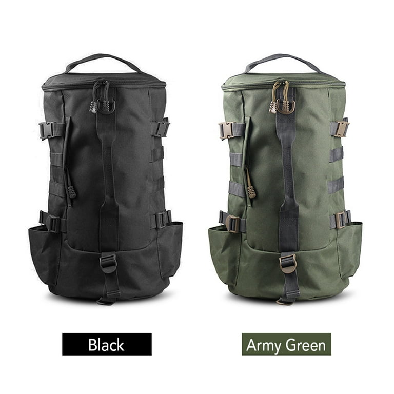 Multi-functional Large Capacity Fishing Backpack Outdoor Travel Camping Fishing Rod Reel Tackle Bag Shoulder Bag Luggage Bag Green