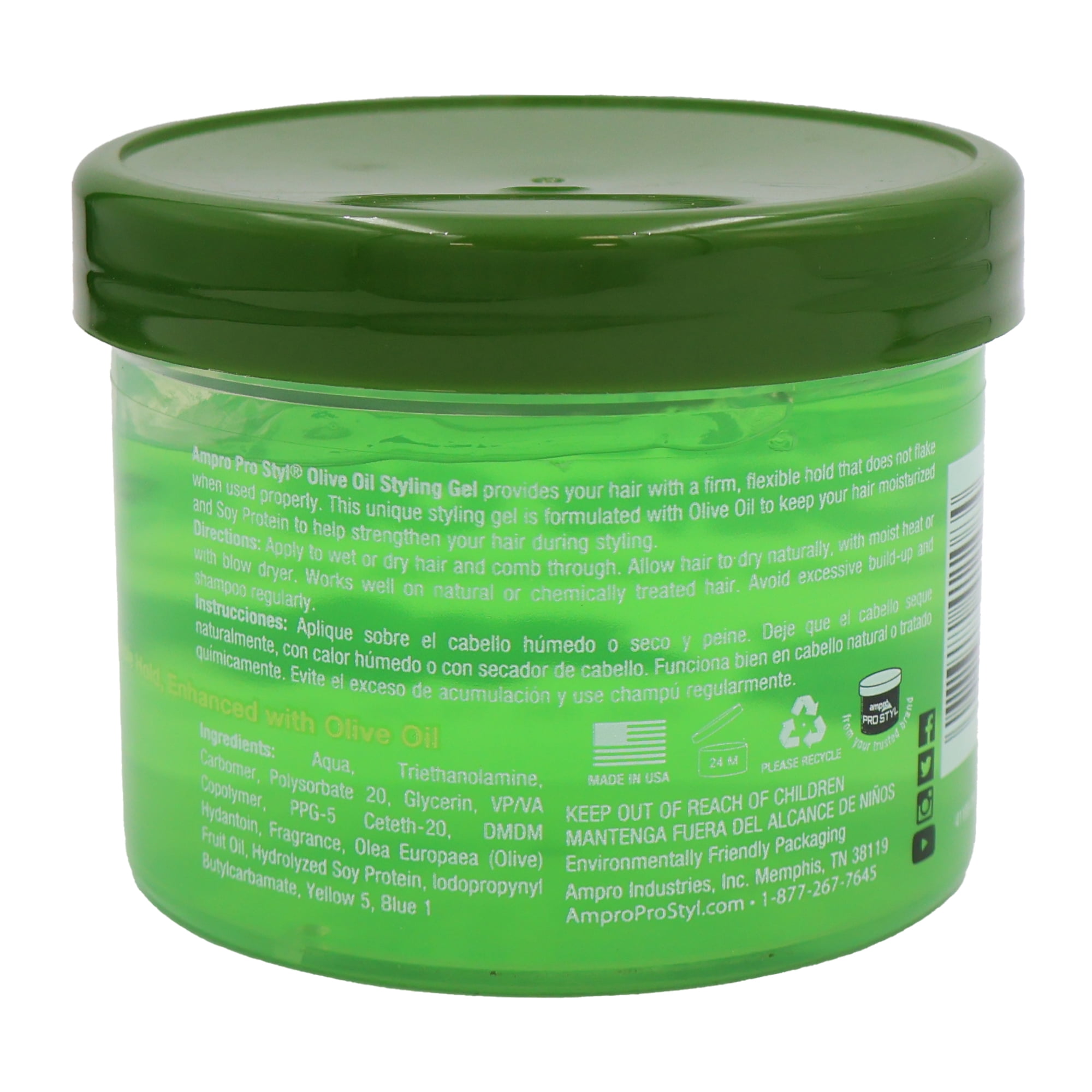 Ampro Gel Olive Oil, 10 Oz., Pack of 3
