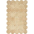 thumbnail image 4 of Vipanth Exports Jute Rug Natural with Rounds Hand Braided Rectangle Area Rug Handmade Rugs for Home Decor(2x4 Feet), 4 of 5