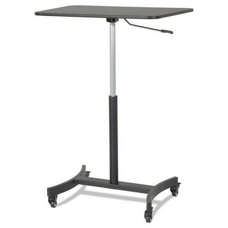 Victor - High Rise Rectangle Polyvinyl Chloride (PVC) Table Desk - Black