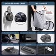 thumbnail image 3 of Labymos Expandable 23L-35L Hard Shell Motorcycle Tail Bag with Helmet Storage, Waterproof EVA Material, Aerodynamic Design for Long-Distance Travel, MT2335KC Carbon Fiber Model, 3 of 7
