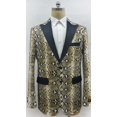 thumbnail image 1 of Mens Snake Print Pattern Tuxedo Jacket Alberto Fashion-3#, 1 of 1