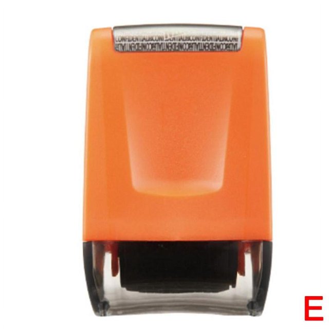 LNGOOR Identity Theft Protection Rollers Stamp Guard Your ID Privacy Confidential SALE E1F1