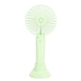 thumbnail image 2 of Ventilador pequeño de carga de mano USB eléctrico mini portátil de escritorio mesita de noche universal F1Green, 2 of 10