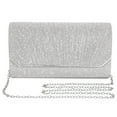 thumbnail image 3 of LILIANG Women's Evening Clutch Bag Purse Glitter Party Wedding Handbag Shoulder Bag with Chain, 3 of 8