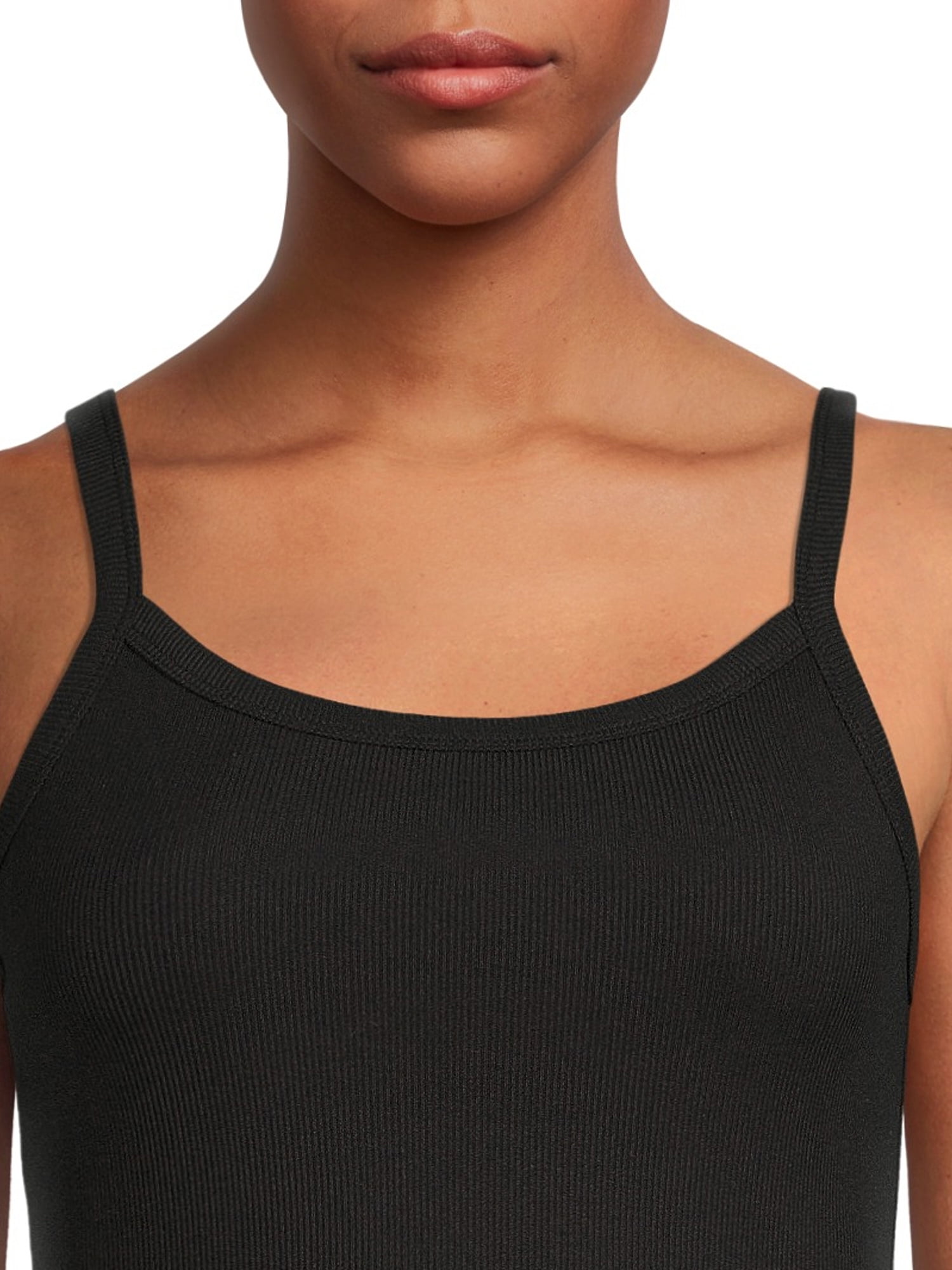 No Boundaries Juniors Rib Cami Top, Available 1-Pack, 5-Pack 