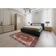 thumbnail image 4 of Ahgly Company Indoor Rectangle Mid-Century Modern Brown Oriental Area Rugs, 4' x 6', 4 of 6