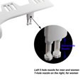 thumbnail image 3 of Bidet Attachment, Self Cleaning Dual Nozzle Adjustable Water Pressure Bidet Toilet Attachment Intelligent Flushing Easy to Install Bidet Toilet  Attachment for Feminine Wash, 3 of 8