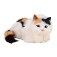 thumbnail image 2 of Juguete de peluche de gato decorativo para acurrucarse y cómodo para decorar el hogar. multicolor, 2 of 9