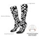 thumbnail image 4 of Balery Ying Yang Checkered Calcetines novedosos Calcetines deportivos Calcetines hasta la rodilla Calcetines de algodón Calcetines originales y geniales, 4 of 6