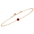 thumbnail image 1 of 14K Gold Birthstone Charm Anklets / Ankle Bracelets for Women, 1 of 3