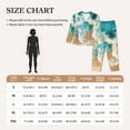 thumbnail image 4 of Sikiie Ocean Wave Crash Pajamas for Women Set, Womens Pajama Sets, Lounge Sets for Women, 2pjs for Women-X-Large, 4 of 7