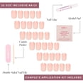 thumbnail image 4 of Press On Nails Glamnetic French Peach Super Short Brillante, 4 of 6