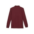thumbnail image 2 of French Toast Boys School Uniform Long Sleeve Pique Polo Shirt (Little Boys), 2 of 5