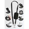 thumbnail image 4 of Clip and Go Strap for Phone with Wallet Crossbody Phone Lanyard Adjustable and Detachable RFID Wristlet Wallet with ID Window and Zipper, Black, 4 of 9