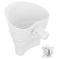 thumbnail image 2 of bedienty Large-capacity Silica Gel Flour Funnel Easy To Clean Mixer Cooking Tool For Efficient Baking white, 2 of 6