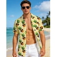 thumbnail image 2 of Men's Hawaiian Shirt Short Sleeve, Tropical Beach Floral Shirts Casual Button Down Tops for Summer Trip Vacation, 2 of 10