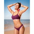 thumbnail image 4 of Bombacha de Bikini CRZ YOGA Cadera Baja Cheeky Fucsia XL, 4 of 6