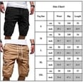 thumbnail image 2 of Pantalones cortos de carga de verano para hombre Pantalones cortos con cordón deportivo con múltiples bolsillos AGreyS, 2 of 2